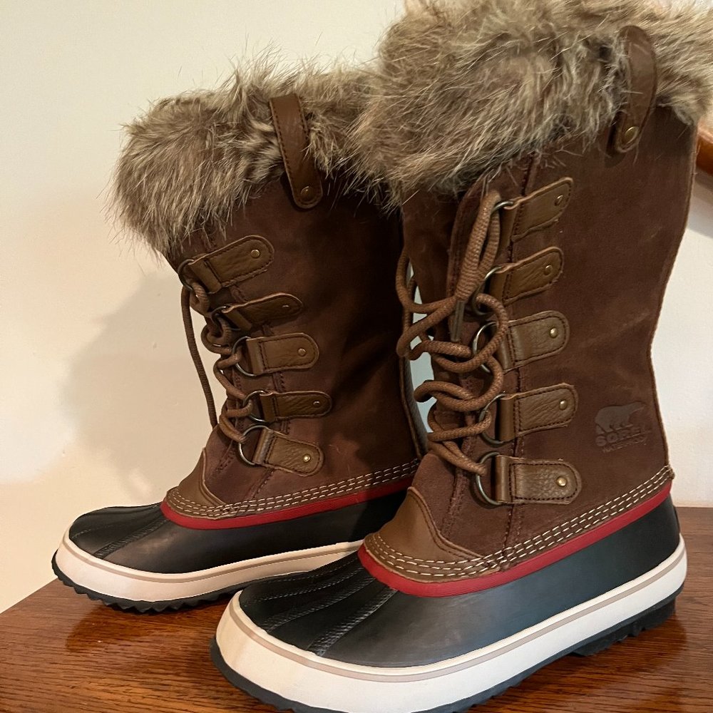 Brown Sorel Waterproof Boots, Women's size 11